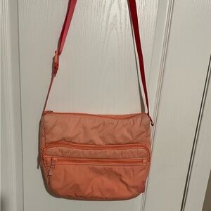 Vera Bradley Utility Crossbody Bag Desert Flower Pink